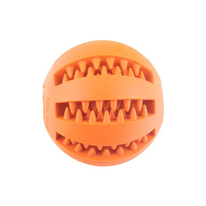 ChewyPupBall - Teeth Cleansing Rubber Ball Toy For Dogs & Cats